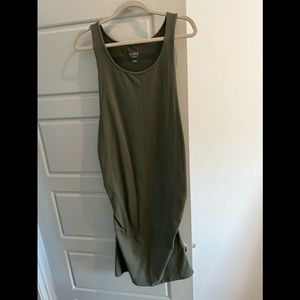 Isabel Maternity Size Large Ruched Dress